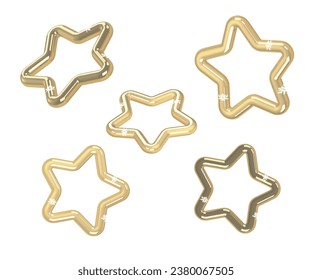 Three-dimensional stars with different angles can be used on various occasions, birthdays, Christmas, etc., to create a happy atmosphere