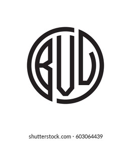three-letter initials black circle logo
