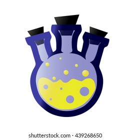 three-neck round bottom flask