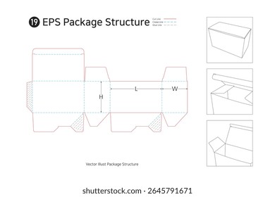 It is a three-sided adhesive box that adheres to the side and bottom two places, and is used as a pouch, health food, and medicine box. 