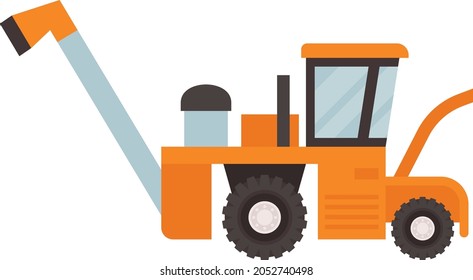 Máquina de tratamiento de amenazas Concepto Vector Diseño de iconos, Maquinaria Agrícola Símbolo, Signo de Vehículos de agricultura industrial, Material de agricultura Ilustración Material de cultivo Ilustración