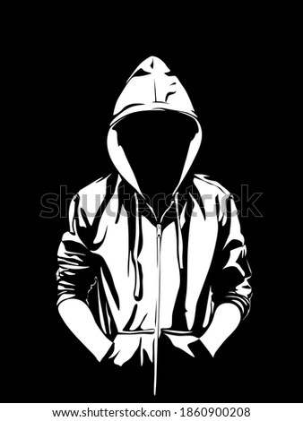 Similar – Image, Stock Photo Urbexer / Silhouette