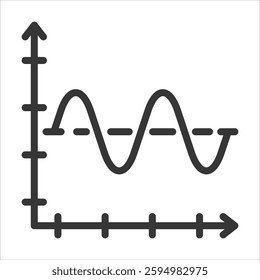 Threshold Outline Icon Vector Illustration