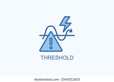 Ilustración de Vector de umbral o símbolo de logotipo
