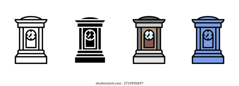 Thrift Shop icon multiple. icon set. Clothing Hanger, Shopping Bag, Price Tag, Cash Register, Dollar Sign, Donation Box, Vintage Dress, Sewing Machine, Recycling Symbol, Furniture, Shopping Cart, T S