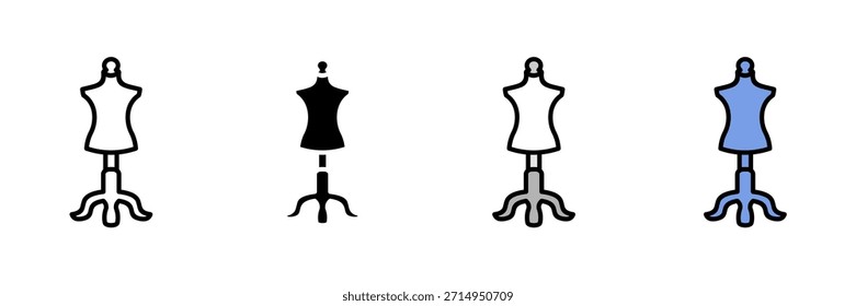 Icono de Thrift Shop. conjunto de múltiples iconos. Colgador de ropa, Bolso de compras, Etiqueta de Precio, Caja registradora, Signo de dólar, Caja de donación, Antiguas Dress, Máquina de coser, Símbolo de reciclaje, Muebles, Carrito de compras, T S