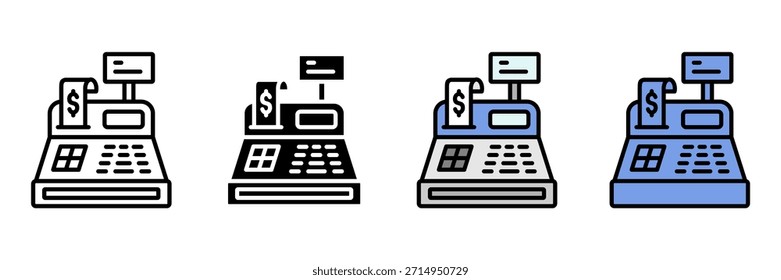 Thrift Shop icon multiple. icon set. Clothing Hanger, Shopping Bag, Price Tag, Cash Register, Dollar Sign, Donation Box, Vintage Dress, Sewing Machine, Recycling Symbol, Furniture, Shopping Cart, T S