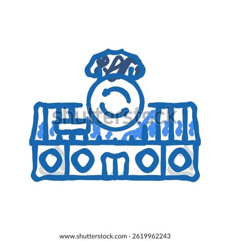 thrift shop store doodle icon sketch vector. thrift shop store sign. isolated symbol illustration