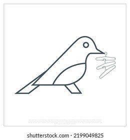 Thrift store icon on white, Clothing Brand Icon, Thrift Outreach Icon, Sparrow icon, creative, concept, idea, beautiful, amazing, modern, minimal, design, graphic, illustration, company logo