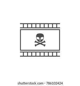 thriller icon. Cinema element icon. Premium quality graphic design. Signs, outline symbols collection icon for websites, web design, mobile app, info graphics on white background