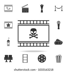 thriller icon. Set of cinema  element icons. Premium quality graphic design. Signs and symbols collection icon for websites, web design, mobile app on white background