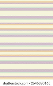 Thristmas ornament stripe textile vertical, composition seamless texture pattern. Marketing lines vector background fabric in beige and pastel colors palette.