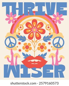 Thrive Wiser - Ready to Use Graphic Design Illustration