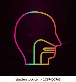 throat, disease, medical nolan icon Simple thin line, outline vector of Disease icons for ui and ux, website or mobile application