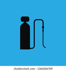 Throat spray icon vector