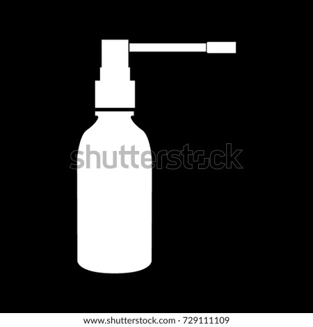 Similar – White Spray Bottle Nozzle on Black Background