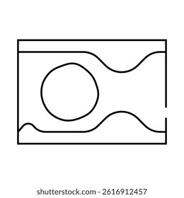 thrombus health problem line icon vector. thrombus health problem sign. isolated contour symbol black illustration