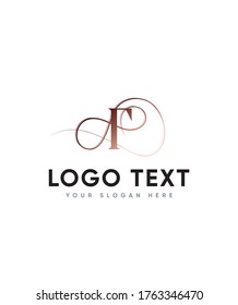 Plantilla de logotipo F tipo de letra estática Thron, logotipo vector para identidad empresarial y de empresa 