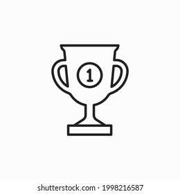 Throphy-Symbol. Champion Vector. Sieger Illustration Sign. Bestes Erfolgssymbol. Champions-Flachbild-Design-Illustrationen, Sieger-Symbol