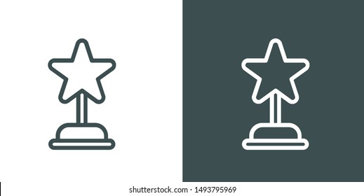 Throphy Sign Symbol Icon Vector