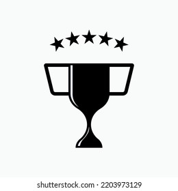 Thropy Icon. Champion, Winner Symbol - Vector.