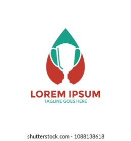 thropy logo. icon. vector illustration