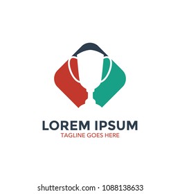 thropy logo. icon. vector illustration