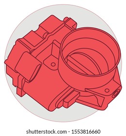 Throttle body electric auto part