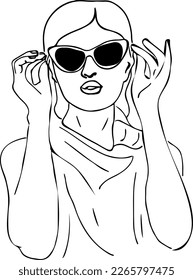 Through the Looking Glass: Capturing the Style and Elegance of Fashionable Women in Silhouettes and Sketches, Spectacles of Style: Celebrating the Beauty and Grace of Women in Artistic Portrayals