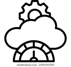 Throughput Glyph Icon Design For Personal nad Commercial Use