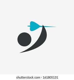 Throw a dart icon