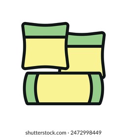 Throw pillow icon vector design templates simple and modern