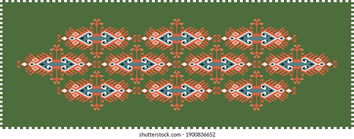 Throw Rug Pattern, Turkhis Rug Desing