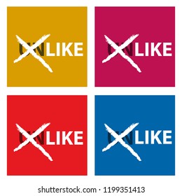Throw un from unlike, unlike to like