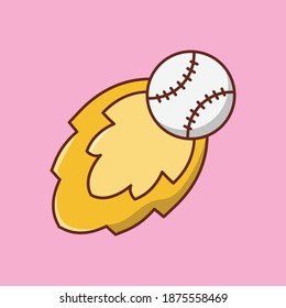throw vector line flat icon