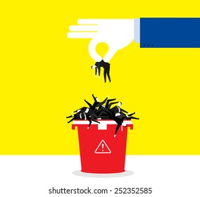 Throwing away those bad