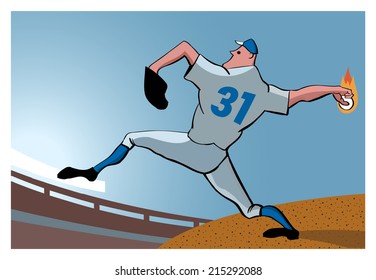 野球 ピッチャー のイラスト素材 画像 ベクター画像 Shutterstock