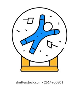 throwing knives line icon vector. throwing knives sign. isolated symbol illustration