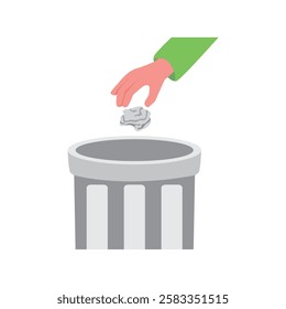 Throwing Trash Illustrations, Vector Graphics and Clip Art