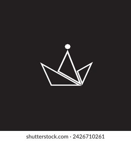 Thrown king logo suitable for logo