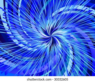 Thru the universe vector background for design use