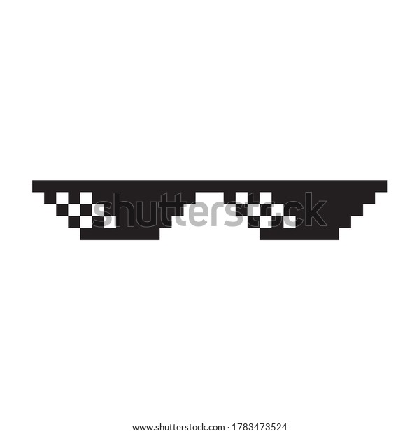 Thug Life Gafas Código Pixel Gafas De Sol Anime Gafas ... 