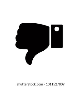 thum up and down icon vector black and white