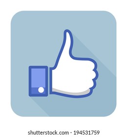 Thumb up applique - Vector