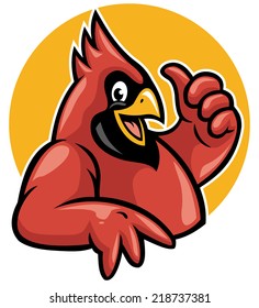 thumb up cardinal
