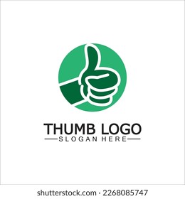 Thumb up concept logo template. Good symbol for your web site design, logo, app, Vector illustration.