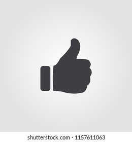 Thumb Up creative icon. Simple element illustration. Thumb Up concept symbol design from ui collection. Can be used for web, mobile and print. web design, apps, software, print.