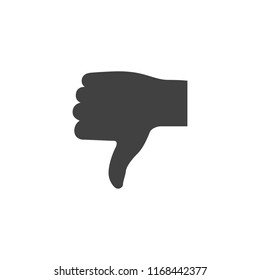 thumb down dislike icon symbol logo template