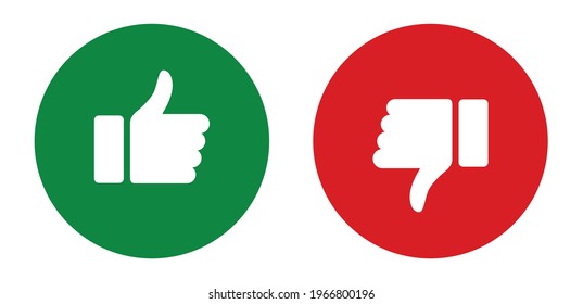 thumb up and down icon
