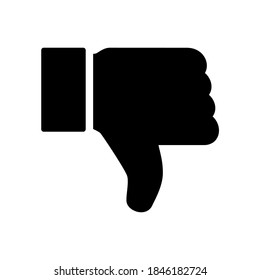Icono de desplazamiento hacia abajo, como signo de ilustración de vector de dedo, botón web social de negocios